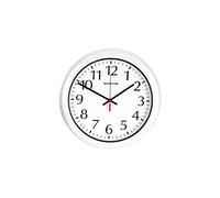 eliga Wall Clock Diameter 310 mm White for Steam Bath