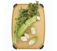 Elihome Essential Series Cutting Board for Kitchen- Natural Wood Fiber Composite, Dishwasher Safe, Eco-Friendly, Juice Grooves, Non-Slip Feet, Non-Porous, Reversible, BPA Free, X-Large -17" x 13"