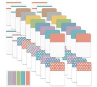 ELII 900 PCS 1 Inch Book Tabs Sticky Index Tabs,Writable and Repositionable File Tabs Flags Colored Page Markers Labels for Reading Notes, Books and Classify Files, 41 Sets