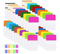 ELII 900 Pieces Tabs Sticky Index Tabs,Writable and Repositionable File Tabs Flags Colored Page Markers Labels for Reading Notes, Books and Classify Files, 41 Sets (Index Tabs)