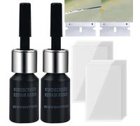 EliiSkinn Professional Windshield Repair Kit: Nano Resin for Chips, Cracks & Bullseyes - DIY Auto Glass Fix, Long-Lasting Results, Easy Application