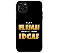 Elijah Costume IDGAF Funny Meme Halloween Costume For Eli Case for iPhone 11 Pro Max