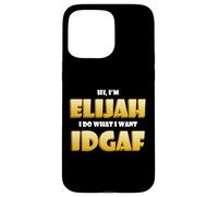 Elijah Costume IDGAF Funny Meme Halloween Costume For Eli Case for iPhone 15 Pro Max