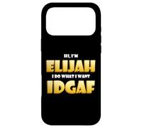Elijah Costume IDGAF Funny Meme Halloween Costume For Eli Case for iPhone 17 Pro Max
