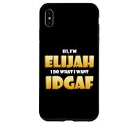 Elijah Costume IDGAF Funny Meme Halloween Costume For Eli Case for iPhone XS Max