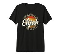 Elijah The Man The Myth The Legend Vintage Personalized Name Premium T-Shirt