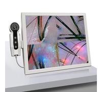 ELIKBH 15-inch scalp camera professional, 50-200x magnification, skin pore analyzer, storage function for image comparisons