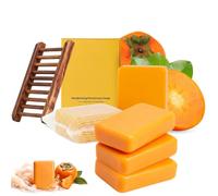 Eliks Persimmon Soap,Japanes Body Odor Bar Soap,Men Women Gentle Shower 3pc | Japanese Persimmon Green Tea Deodorizing Soap Cleans Old People Smell & Body Odor,Sulfate Free For Fresh Sensitive Skin Daily