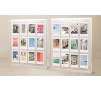 Elil Giant Polaroid Frame for Fujifilm Instax Film 11.8" x 10.2" Collage Picture Frame - Double Glass Acrylic Floating Frame for Family and Wedding Photos - Set of 2