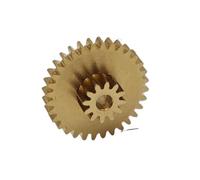 ELILANEY 0.4 Module 13T 29T Brass Double Layer Gear 2mm Loose Fit Pinion 0.4M 13 Teeth 29 Teeth 12.5x5mm Cylindrical Gear straight driver