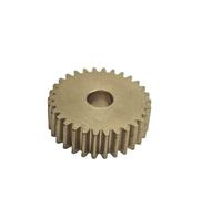 ELILANEY 0.6 Module 78 Teeth Brass Cylindrical Gear 0.6M 78T Straight Teeth Pinion 48mm Diameter 5mm Thickness Flat Gear mechanical(9mm bore)