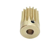 ELILANEY 0.6M 20T Copper Spur Gear 0.6 Module 20 Teeth 13.2mm Diameter 12mm Length Precision Spur Gear Mechanical Pinion mechanical(3.17mm bore)