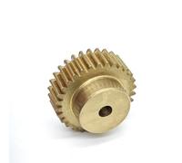 ELILANEY 0.6M 63T Copper Cylindrical Gear 0.6 Module 63 Teeth Brass Spur Gear with Step Straight Teeth Transmission mechanical(16mm bore)
