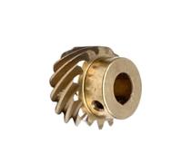 ELILANEY 1.5M 20T Brass Helical Gear 45 Degree Staggered Gear Left Handed Rotating 0.5 Module 20 Teeth Spiral Pinion spiral mechanical(35mm step 15mm bore)