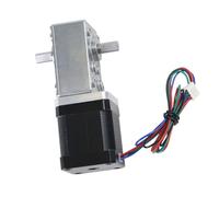 ELILANEY 1.8 Degree 1.7A 2-phase 4-wire 42mm Extruder Gear Stepper Motor 1:100 1:200 1:290 Ratio Worm Gearbox Nema 17 Stepper Motor Machine driver(1:200)