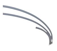 ELILANEY 1 Meter 5 Meter 10 Meter PTFE Tube for 3D Printer Parts Pipe ID 1mm x OD 2mm F46 Insulated Hose Extruder 600V Convey Bendable(Gray,5 Meter)