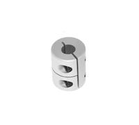 ELILANEY 10pcs T8 Lead Screw Rigid Shaft Coupler Stepper Servo Motor D20 L25 5mm x 8mm x 25mm 3D Printer Clamp Coupling shaft adjustable