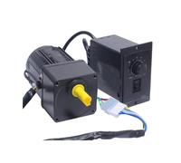 ELILANEY 15W 70x70mm Frame Adjustable Speed Gear Motor 3:1 to 300:1 Ratio 220V AC Variable Speed Reducer Motor torque reduction(25rpm)