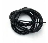 ELILANEY 19 core 24AWG Spring Spiral Shielded Cable Flexible Polyurethane Telescopic Electrical Wire stretch flexible(Stretch 1 meter)