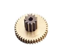 ELILANEY 1pc 11 Teeth 40 Teeth Copper Duplex Gear 1.5mm Loose Fit 0.35M 11T 0.3M 40T Double Layer Pinion 12.4mm Diameter Gear Wheel straight driver