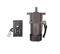 ELILANEY 1pc 140W 90x90mm Frame Variable Speed Motor 220V AC Single Phase 5IK140RGU-CF Speed Adjustable Motor with Speed Governor torque reduction(5K 280rpm)