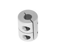 ELILANEY 1pc D16L16 Aluminium Universal Cardan 3D Printer Shaft Coupling Spider Rigid Joint Motor Connector Coupler shaft adjustable(6X8mm)