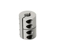 ELILANEY 1pc D32 L42 Shaft Coupling Rigid Torque Motor Connector Coupler CNC Aluminium Universal Joint Cardan shaft adjustable(14X14mm)