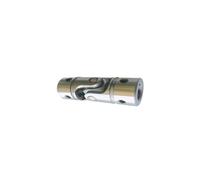 ELILANEY 1pc High Precision Single Section 14mm 12mm Inner Hole Telescopic Cross Universal Joint Coupling shaft adjustable(14x28x60mm)