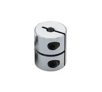 ELILANEY 1pc L25D25 Aluminium Rigid Coupler Lead Screw Electric CNC Machine 3D Printer Motor Coupling shaft adjustable(5x6.35mm)