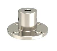 ELILANEY 1pc Rigid Flange Coupling 2mm 3mm 3.17mm 4mm 5mm 6mm 6.35mm 7mm 8mm 10mm 11mm 12mm Motor Guide Shaft Coupler Motor Connector shaft adjustable(7mm bore)