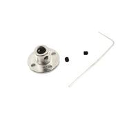 ELILANEY 1pc Rigid Flange Coupling 3mm 4mm 5mm 6mm 7mm 8mm 10mm Bore Motor Guide Shaft Coupler Support Connector shaft adjustable(3mm)