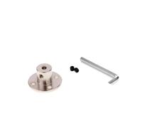 ELILANEY 1pc Rigid Flange Coupling 3mm to 12mm Motor Guide Shaft Coupler Motor Connector with Wrench shaft adjustable(11mm)