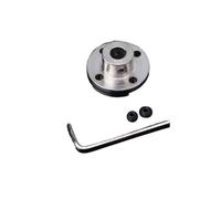 ELILANEY 1pc Rigid Flange Coupling Motor Guide Shaft Coupler Motor Connector M4 Screws shaft adjustable(7mm)