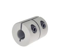ELILANEY 1pc Rigid Shaft Coupler D25 L30 Clamp Inner Bore Stepper Servo Motor Coupling shaft adjustable(5x8mm)