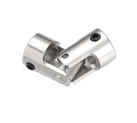 ELILANEY 1pc Universal Joint Coupling 2mm 2.3mm 3mm 3.175mm 4mm 5mm 6mm 8mm Metal Universal Joint Shaft Motor Connector shaft adjustable(2mm to 4mm)