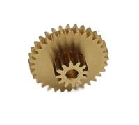 ELILANEY 1pcs 0.4 Module Duplex Gear 10T 30T Straight Teeth Double Layer Gear 1.98mm 2.02mm Inner Hole Cylindrical Pinion straight driver(2mm loose fit)