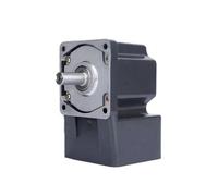 ELILANEY 1pcs 104x104mm Frame Right Angle Reducer 400W 220V AC Single Phase Gearbox 20mm Solid Shaft Gear Reduction Box Torque reduction(50K)