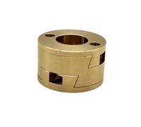 ELILANEY 1pcs 16mm Coupling for 3D Printer T8 Z Axis Screw Rod Hot Bed 3D Printer Parts T8 Lead Screw Coupler shaft adjustable