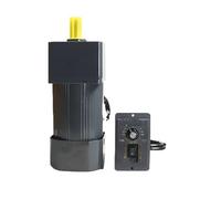 ELILANEY 1pcs 250W Speed Control Gear Motor 220V AC Single Phase 15mm Shaft 104x104mm Frame Speed Adjustable Variable Speed Motor torque reduction(30k)