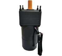 ELILANEY 1pcs 60W 220V AC Single Phase Reverse Gear Motor 5RK60GU Speed Reducer Motor Electromagnetic Power off Brake 12mm Shaft torque reduction(7.5k)