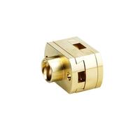 ELILANEY 1pcs Coupling for 3D Printers Part Z Axis T8 8mm Lead Screw Brass Coupler shaft adjustable