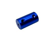 ELILANEY 1pcs D14 L25 Aluminum Alloy Couplings Bore 3mm 3.17mm 6.35mm 7mm 8mm Blue Flexible Shaft Coupler 3D Printers Stepper Motor Part shaft adjustable(3x8mm)