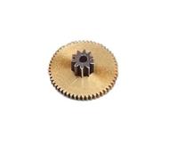 ELILANEY 1pcs Double Layer Gear Wheel 1.2mm Loose Fit Shaft Reduction Pinion 0.2 Module 10 Teeth 0.2 Module 54 Teeth Duplex Gear straight driver
