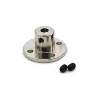 ELILANEY 1pcs Motor Guide Shaft Rigid Flange Coupling Bearing Support Connector 3mm 3.17mm 4mm 5mm 6mm 6.35mm 7mm 8mm 10mm 12mm Bore shaft adjustable(5mm)