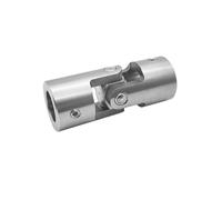ELILANEY 1pcs Motor Universal Joint 6mm to 22mm Hole 304 Stainless Steel Output Shaft Adaptor Cross Coupling Connector Bushing Coupler shaft adjustable(15x32x85mm)