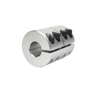 ELILANEY 1pcs OD 40mm Rigid Shaft Coupling Length 50mm Bore 10mm 12mm 13mm 14mm 15mm 16mm 17mm 18mm Clamping Jaw Motor Shaft Joint shaft adjustable(13 x 19 mm)