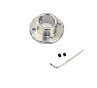 ELILANEY 1pcs Rigid Flange Coupling 3.17mm 4mm 5mm 6.35mm 7mm 8mm 10mm 11mm 12mm 14mm Motor Connector Guide Shaft Coupler shaft adjustable(7mm)