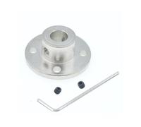 ELILANEY 1pcs Rigid Flange Coupling 3mm 3.17mm 4mm 5mm 6mm 6.35mm 7mm 8mm 10mm 11mm 12mm 14mm Motor Guide Shaft Coupler Support Connector shaft adjustable(6.35mm)