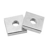 ELILANEY 20pcs Thin Square Nut for Aluminum Profiles DIN562 M2 M3 M4 M5 M6 M8 Quadrangle Blocks Zinc Plated Carbon Steel Nuts Support Fixing(M5x15x15x4mm)