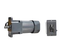 ELILANEY 220V AC Single Phase Variable Speed Gear Motor 90W 90x90mm Frame Adjustable Speed Reducer Motor torque reduction(30K 45rpm)